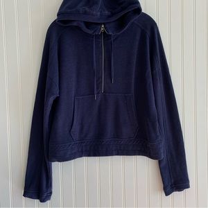 Te Verde designed in NYC for Equinox blue hoodie SIZE SMALL